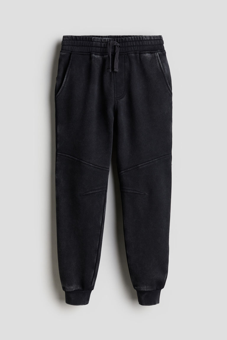 H & M - Joggers met wassing - Zwart