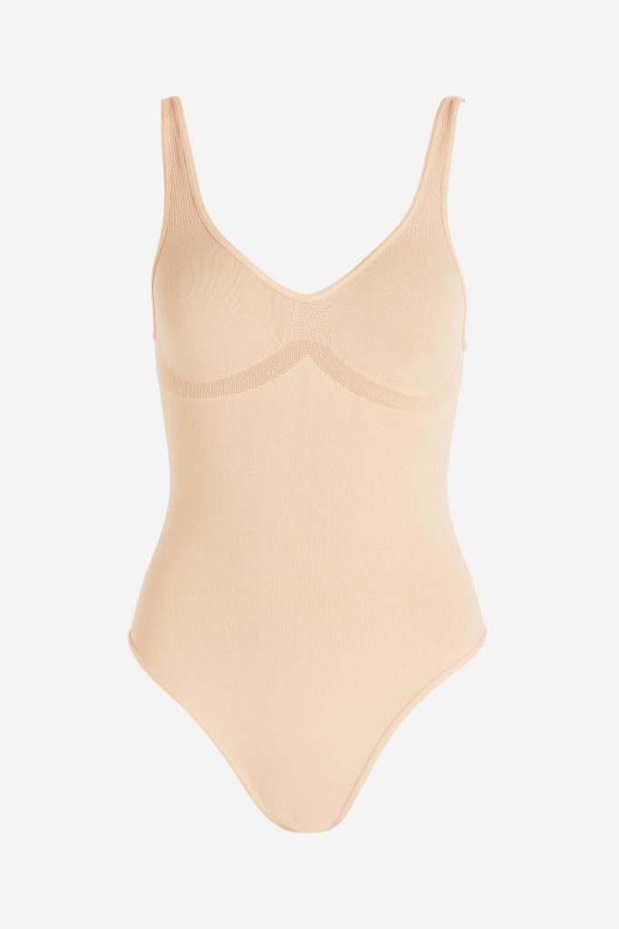 H & M - The Contour Thong Body - Oranje