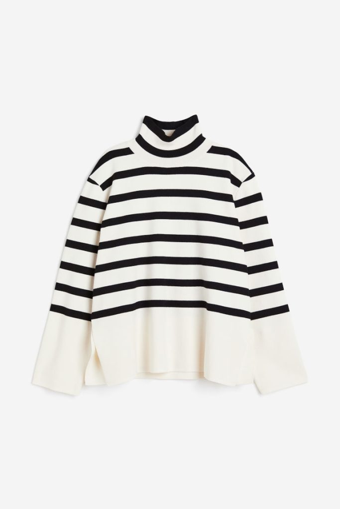 H & M - Trui met turtleneck - Wit