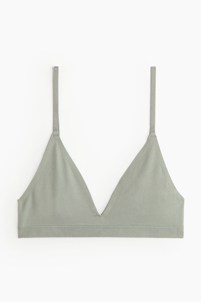 H & M - Seamless soft-bh - Groen