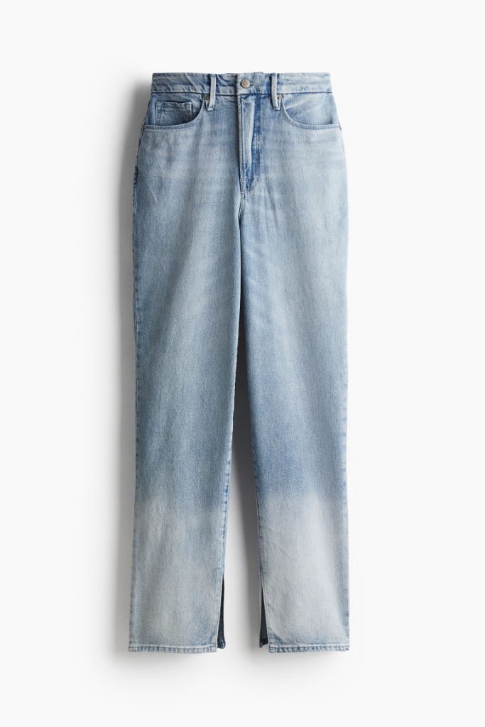 H & M - Good Boy Inseam Slit Jeans - Blauw