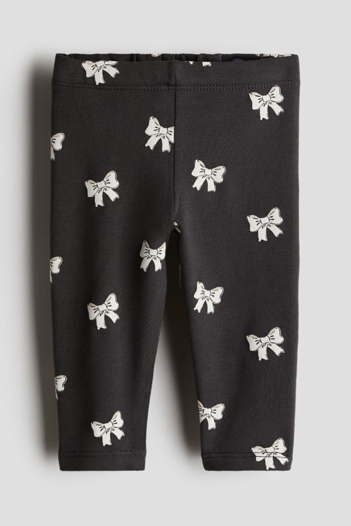 H & M - Katoenen legging - Grijs