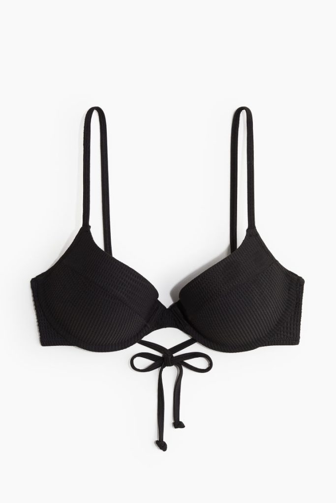 H & M - Push-up bikinitop - Zwart