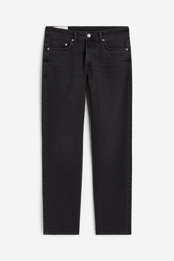 H & M - Regular Jeans - Zwart