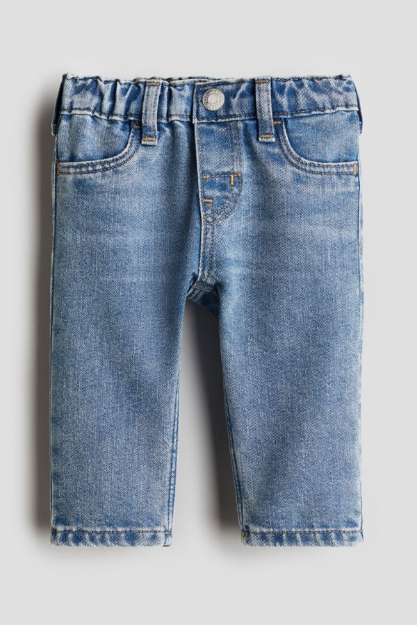 H & M - Jeans met hartvormige zakken - Blauw