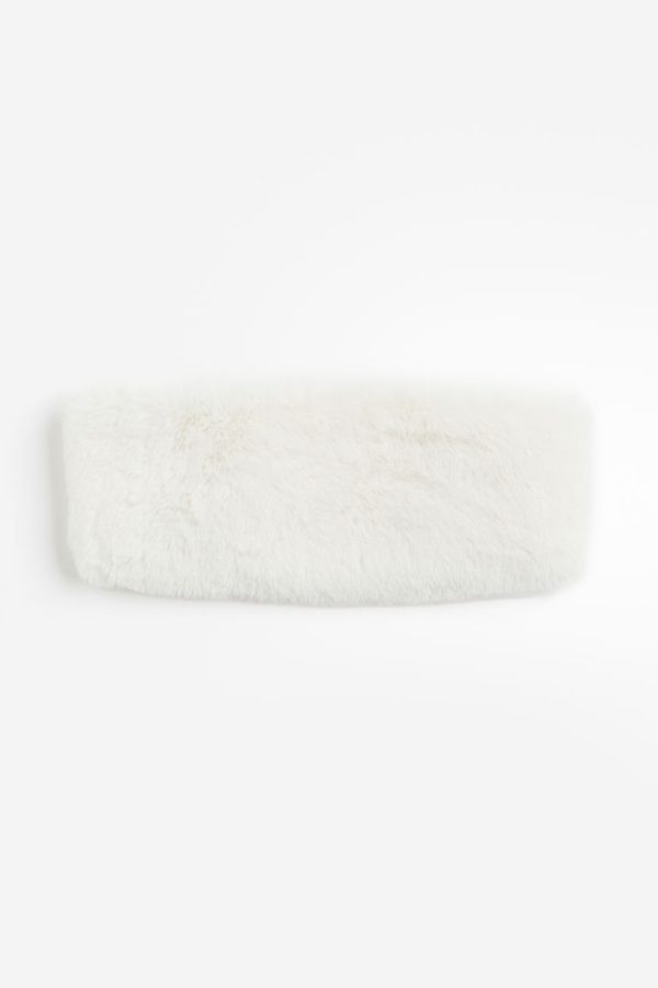 H & M - Fluffy hoofdband - Wit