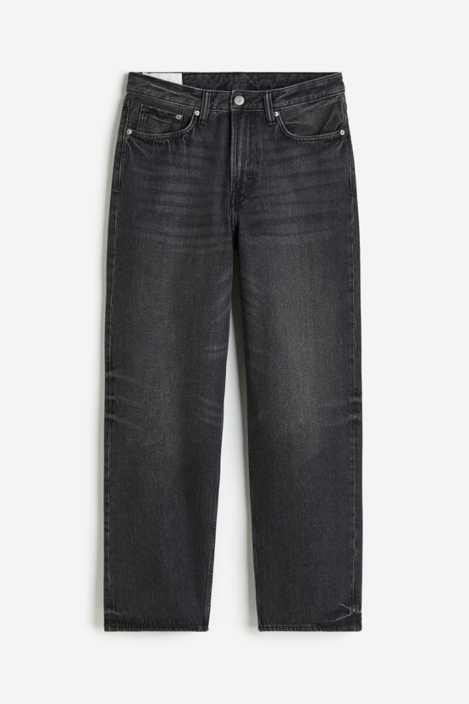 H & M - Loose Jeans - Grijs