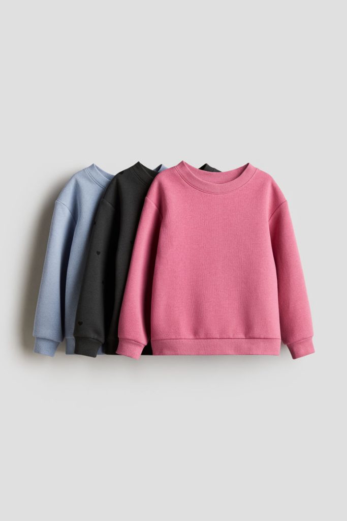 H & M - Set van 3 sweaters - Roze