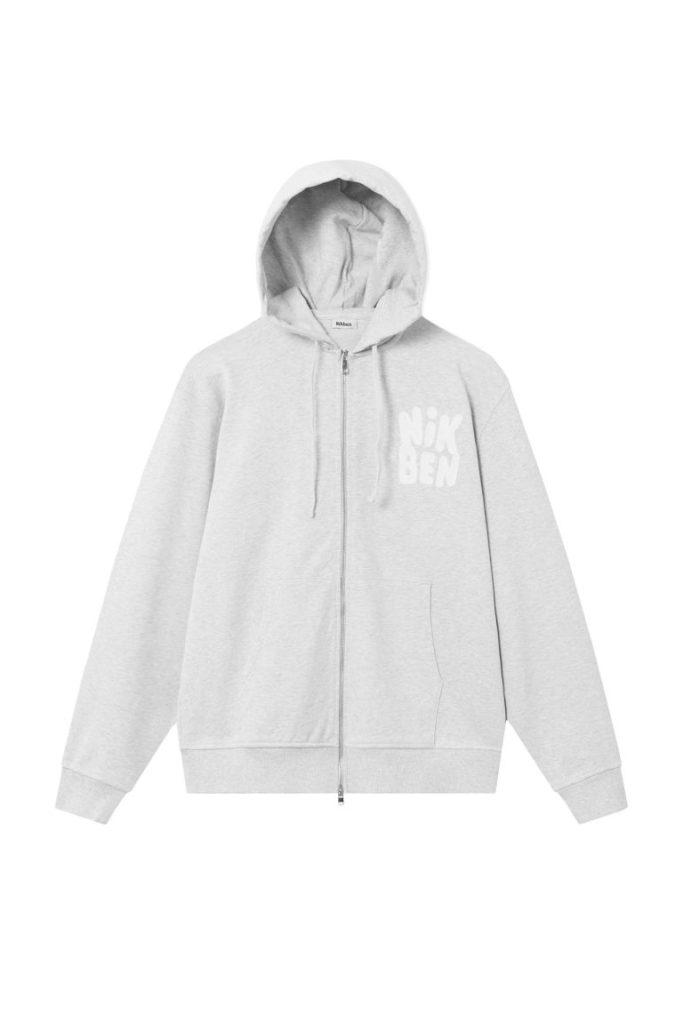 H & M - Core Zip Hood - Grijs