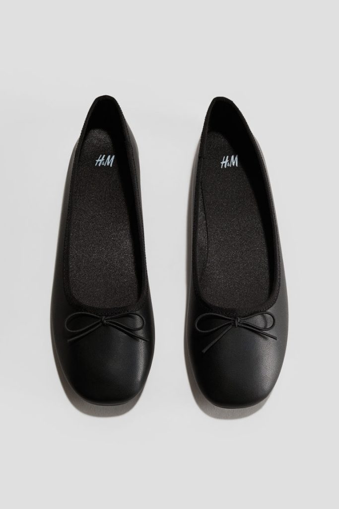 H & M - Ballerina‘s - Zwart