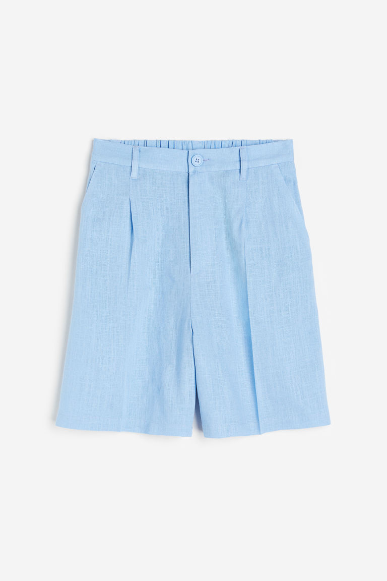 H & M - Dressed short - Blauw