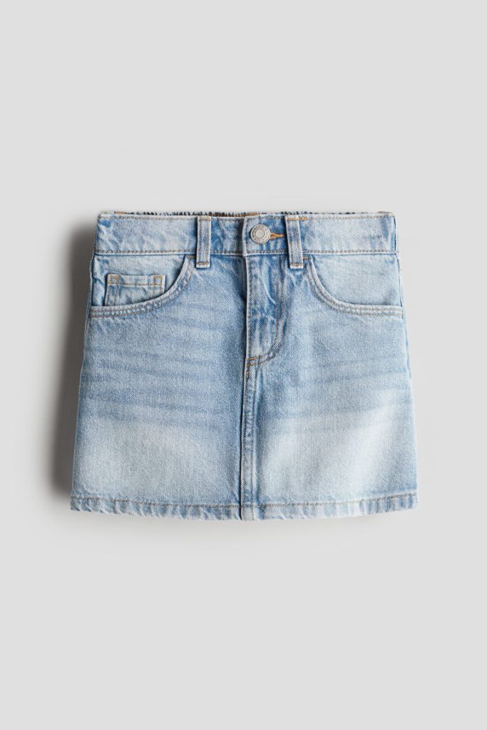 H & M - Denim rok - Blauw