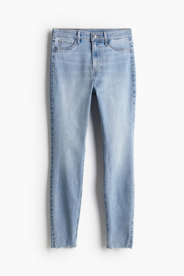 H & M - Ultra High Ankle Jegging - Blauw