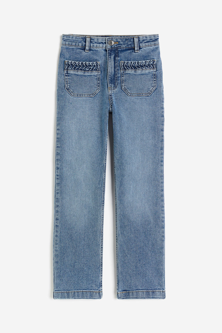 H & M - Cropped jeans - Blauw