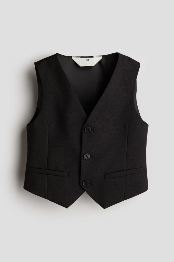 H & M - Kostuumgilet - Zwart