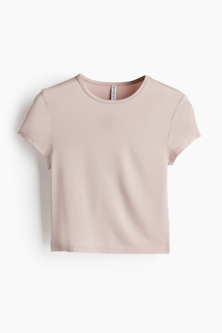 H & M - Nauwsluitend T-shirt - Roze