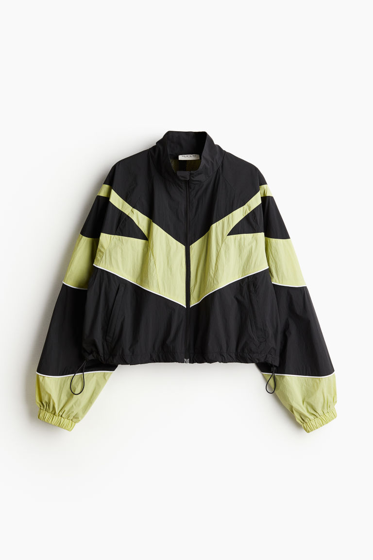 H & M - Winddicht trackjacket - Zwart