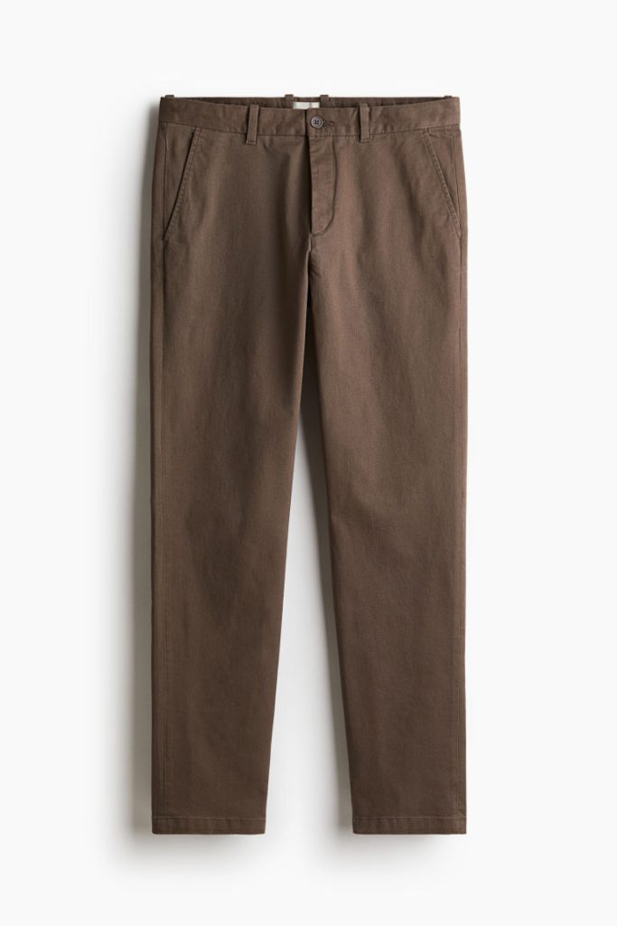 H & M - Katoenen chino - Slim Fit - Beige