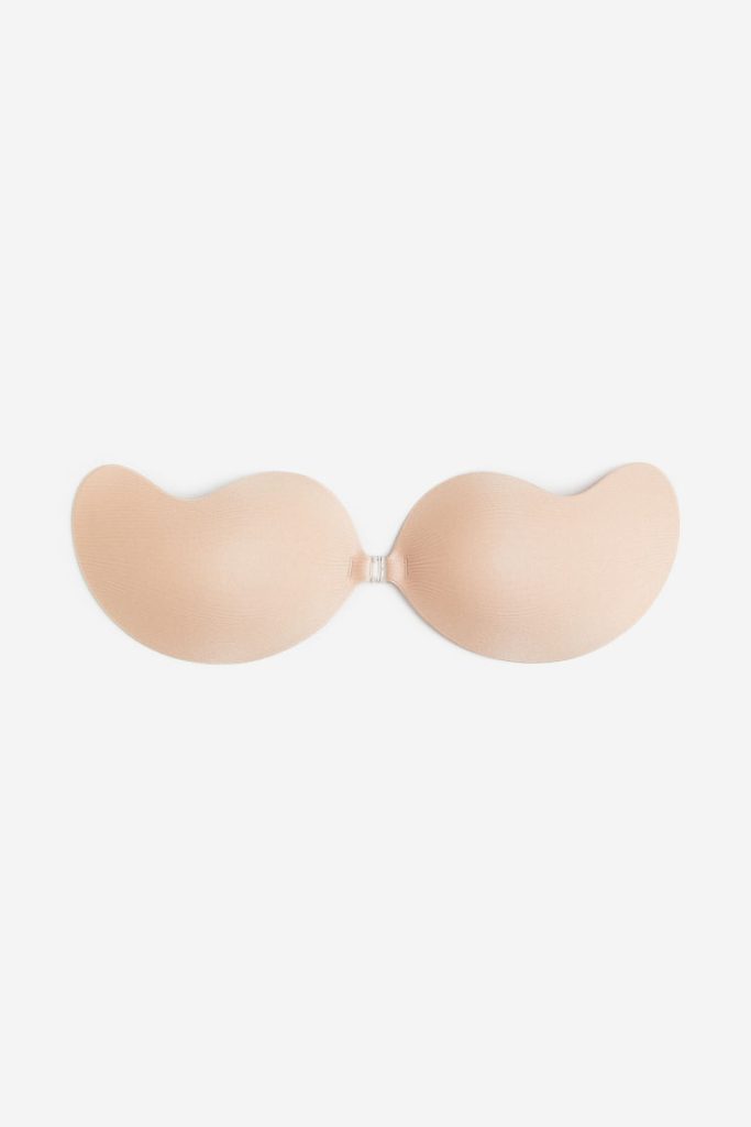 H & M - Zelfklevende push-up bh - Beige