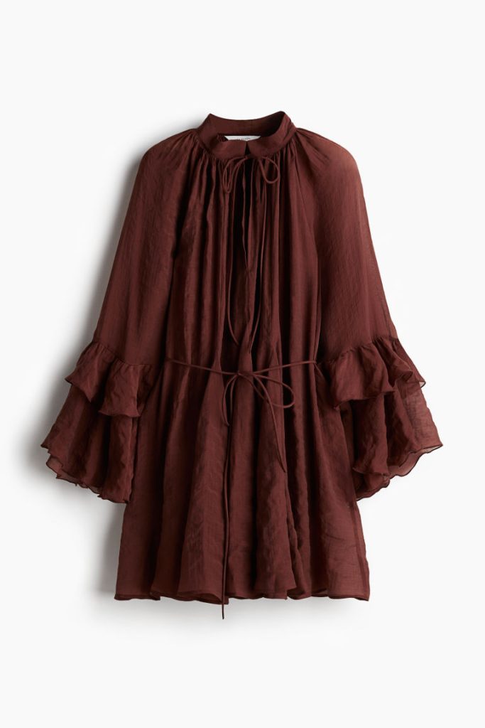 H & M - Volantjurk - Rood