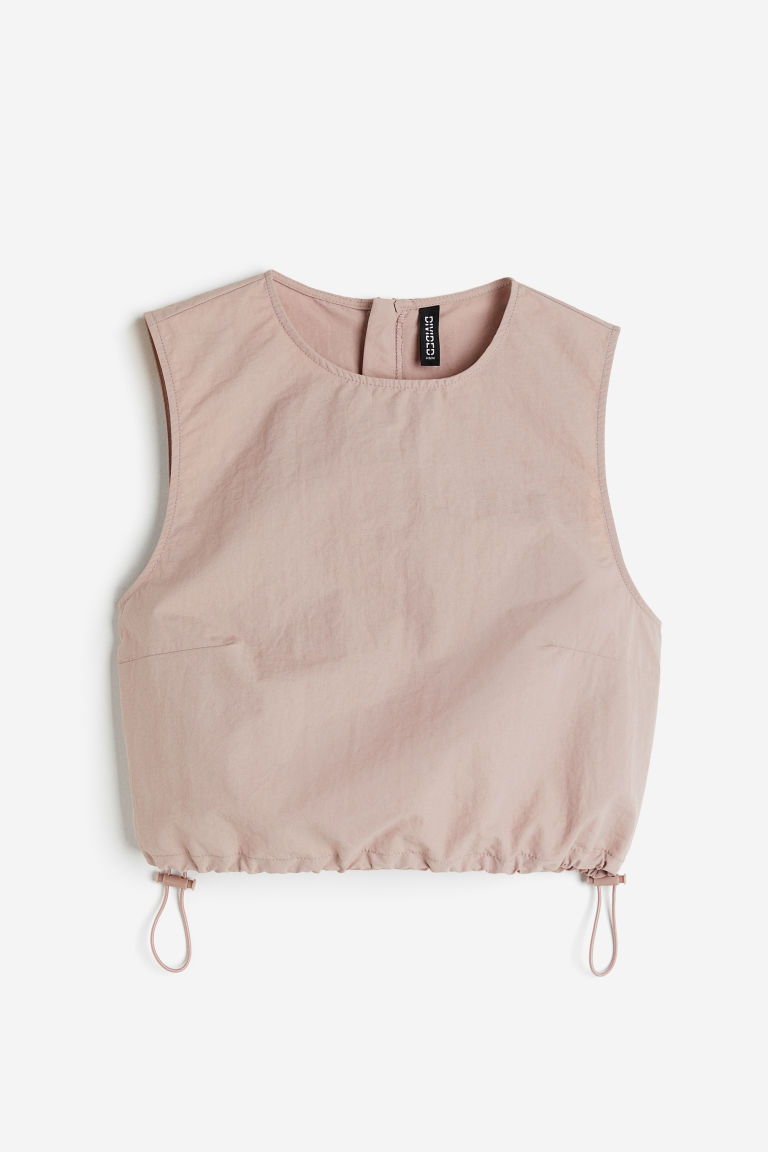 H & M - Crop top - Roze