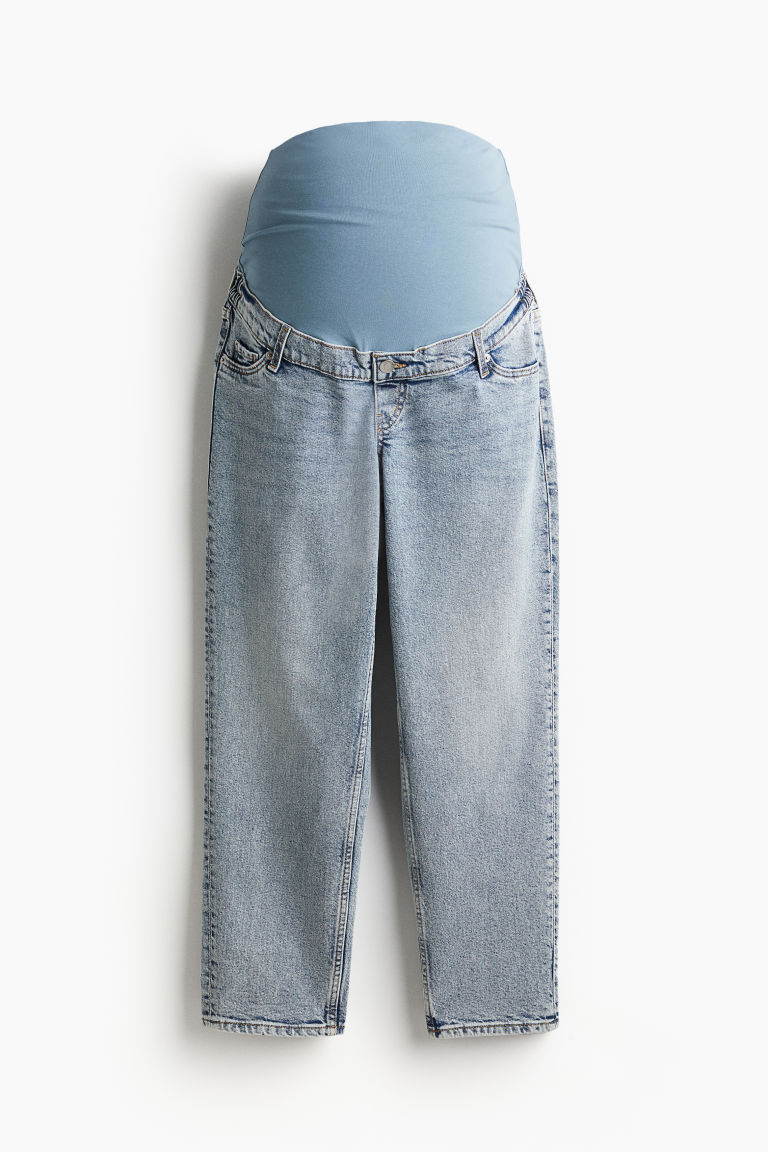 H & M - MAMA Straight Ankle Jeans - Blauw