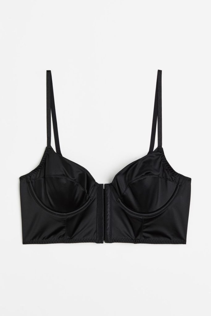 H & M - Bustier zonder padding - Zwart