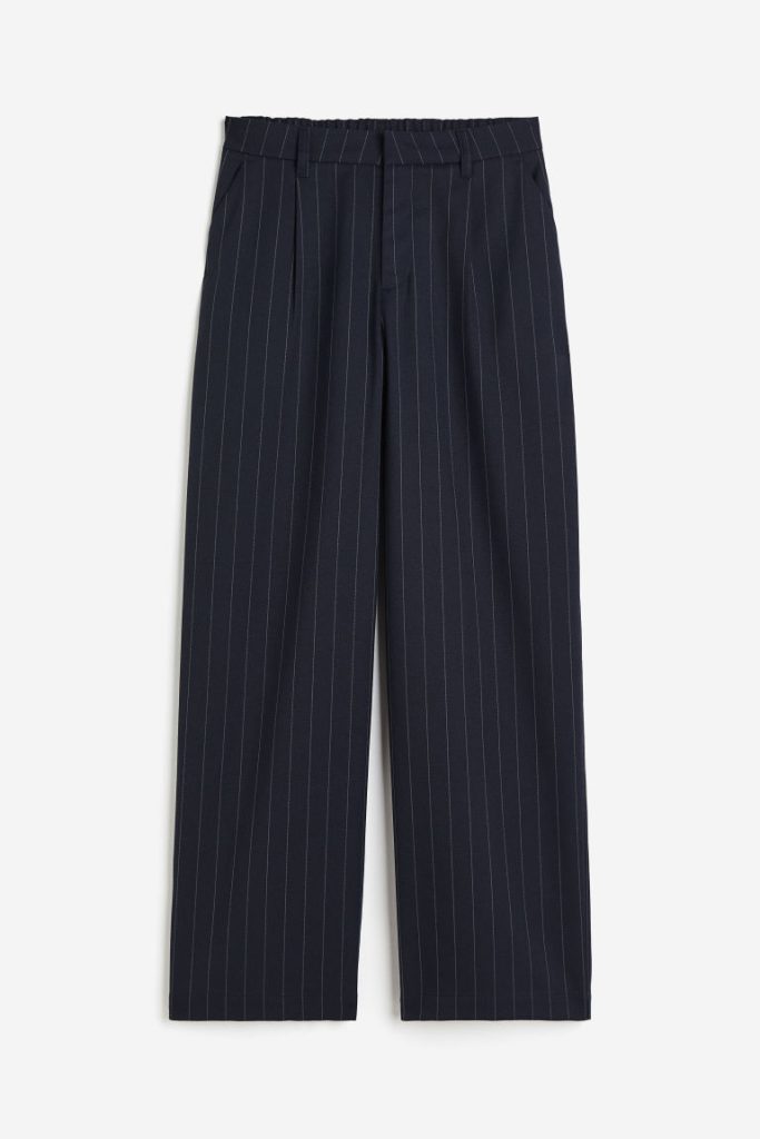 H & M - Pantalon - Blauw