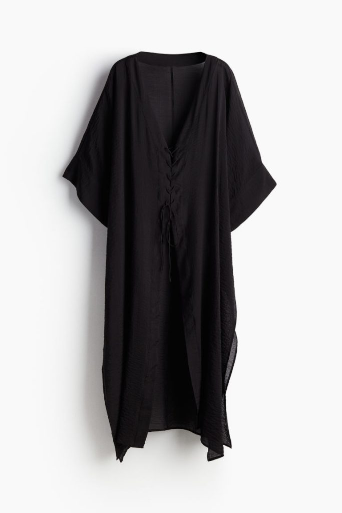 H & M - Kaftan-strandjurk - Zwart