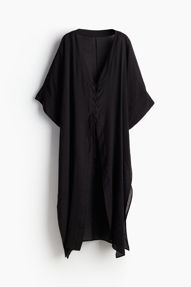 H & M - Kaftan-strandjurk - Zwart