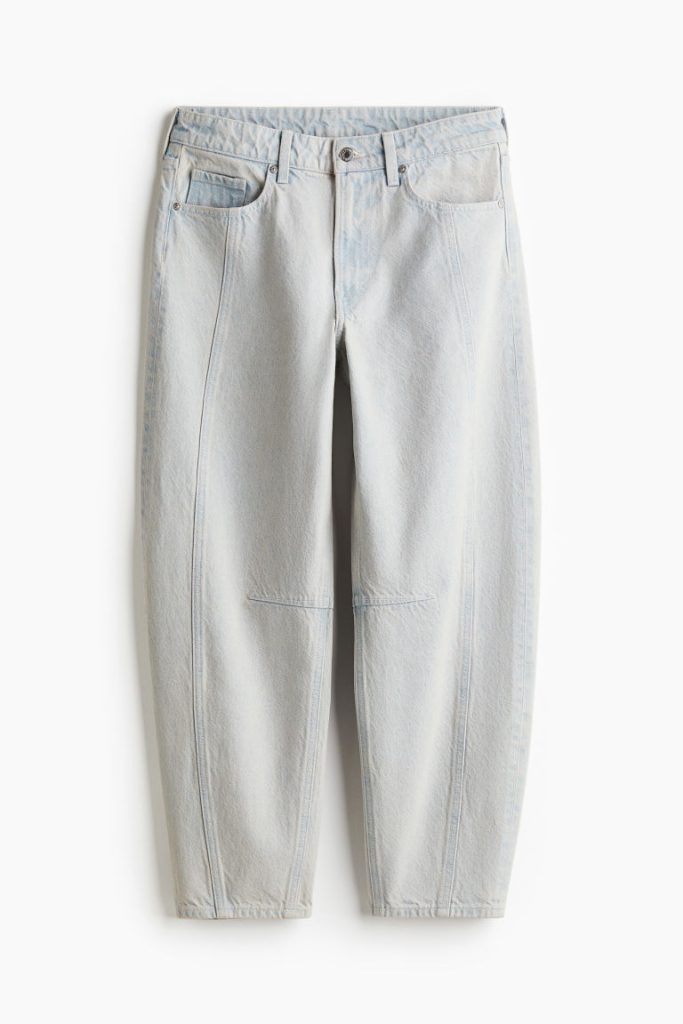 H & M - Super Barrel Regular Jeans - Blauw