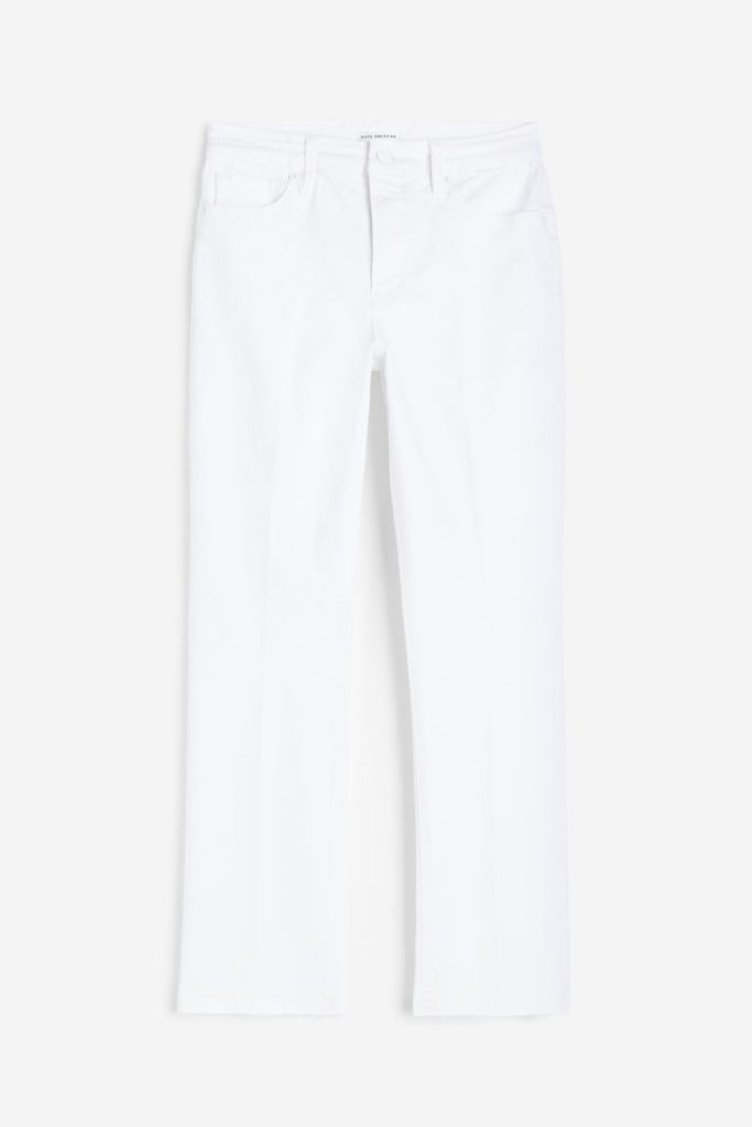 H & M - Good Straight Raw Hem - Wit