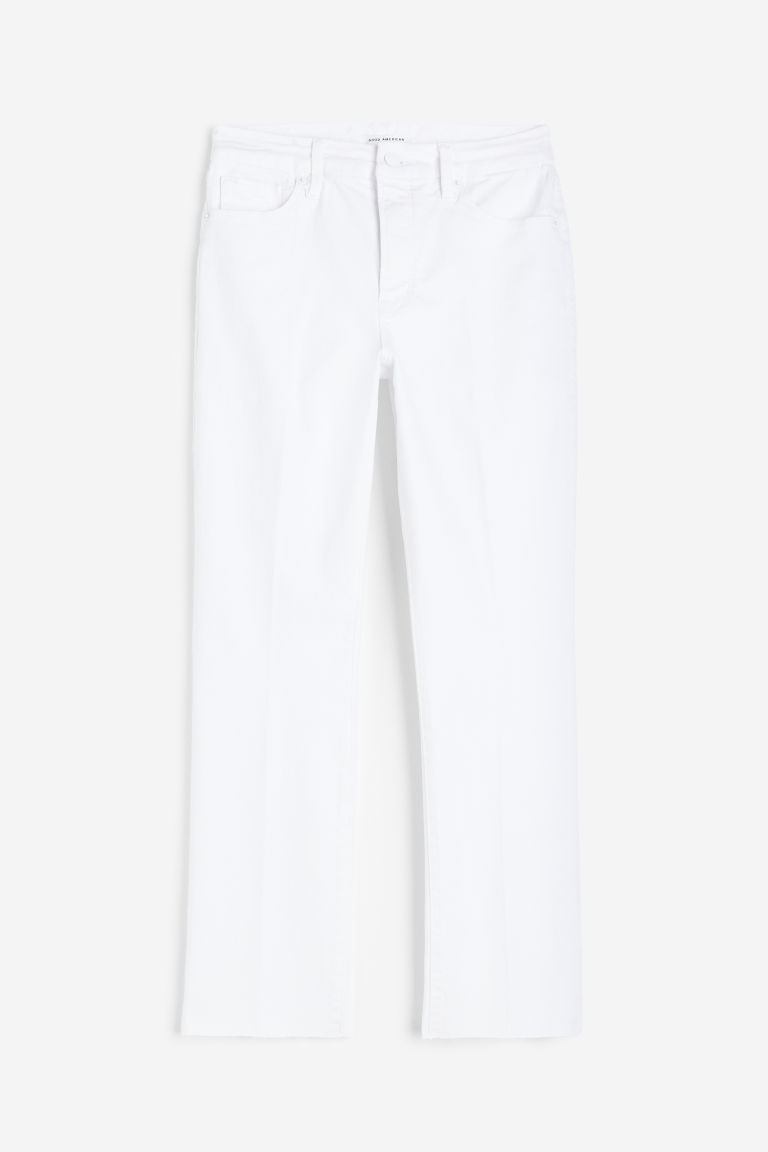 H & M - Good Straight Raw Hem - Wit