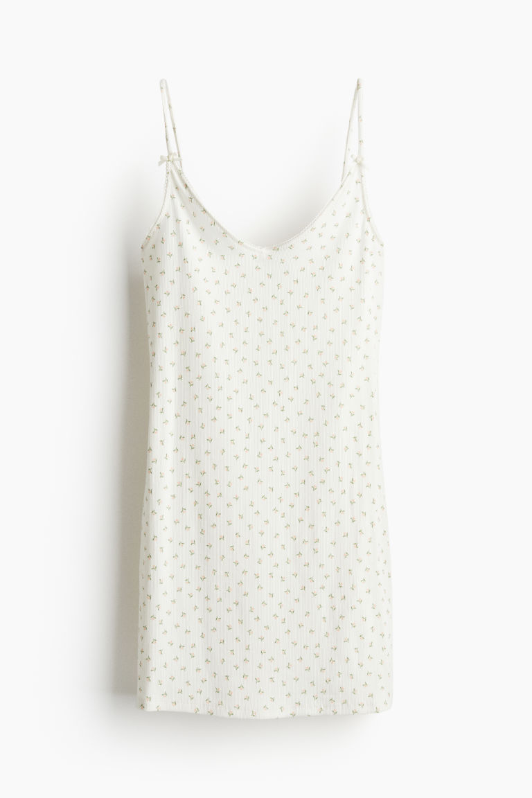 H & M - Tricot negligé - Wit