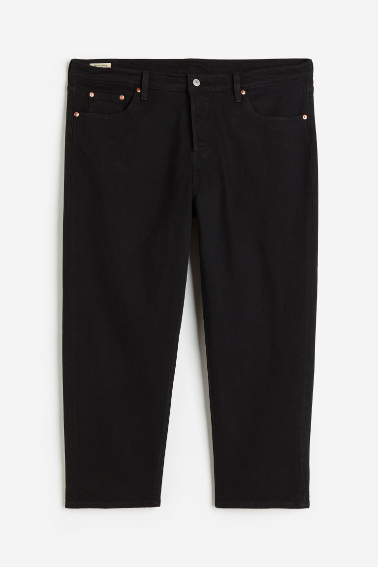 H & M - Original Cropped Jeans (plus) - Zwart