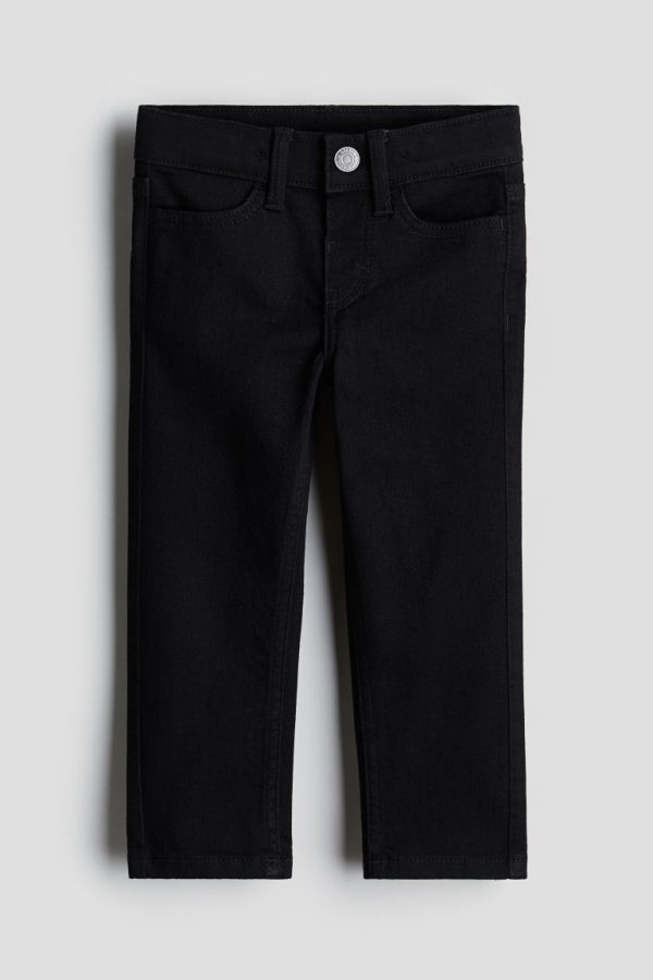 H & M - Superstretch Slim Fit Jeans - Zwart