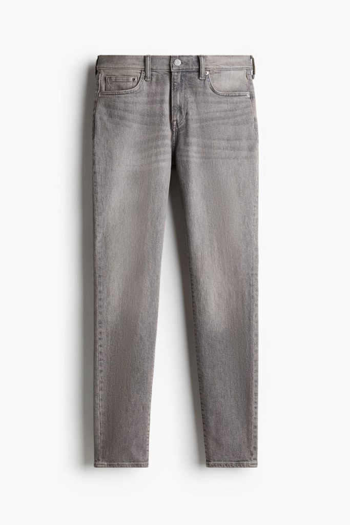 H & M - Skinny Jeans - Grijs