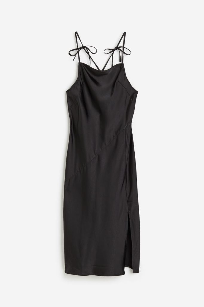 H & M - Slip Dress Sless Wmn - Zwart