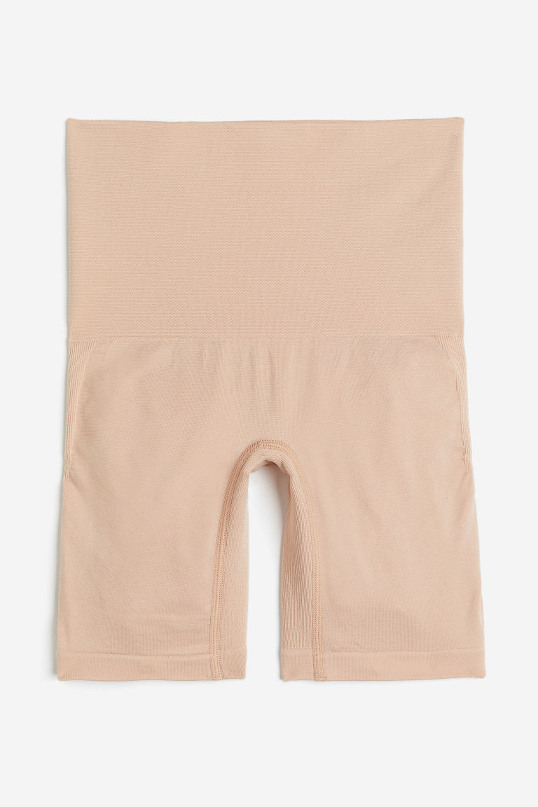 H & M - Firm shaping push-up fietsshort - Beige