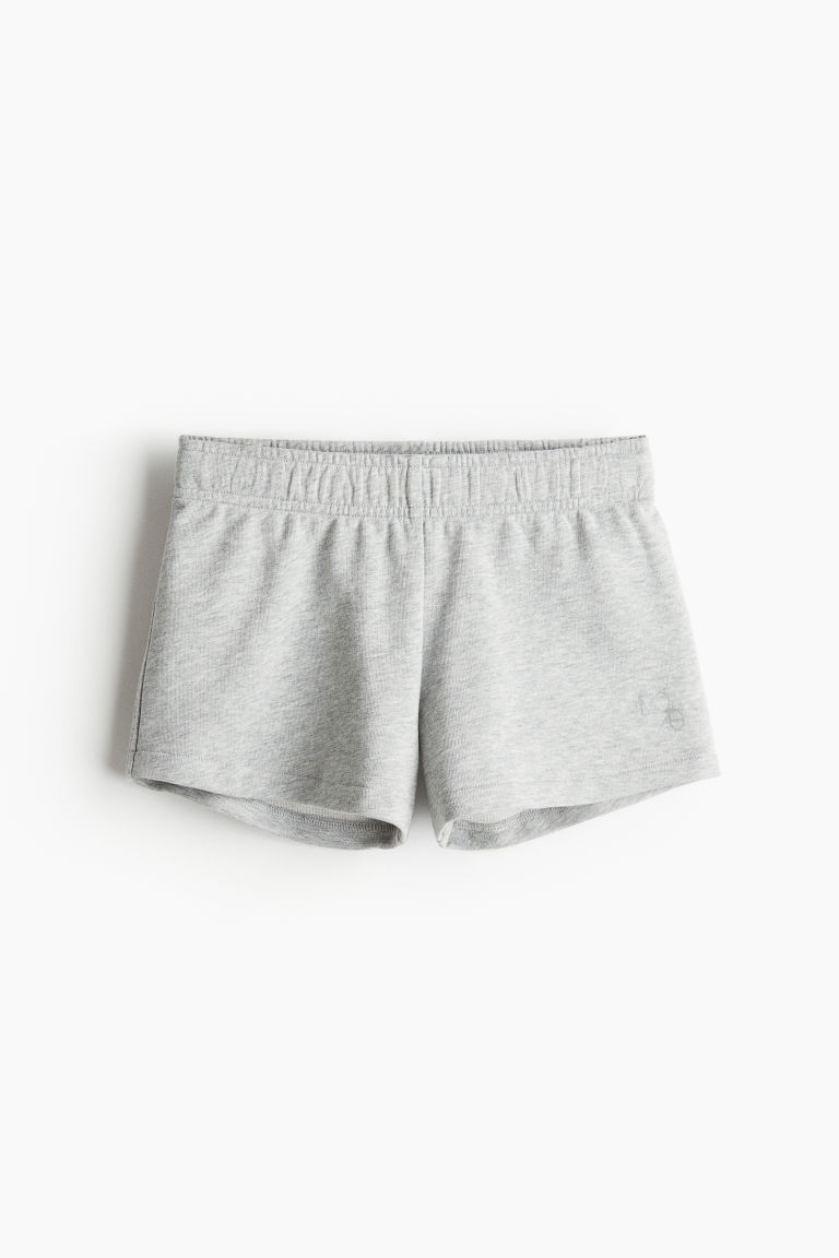 H & M - Sportshort van joggingstof - Grijs