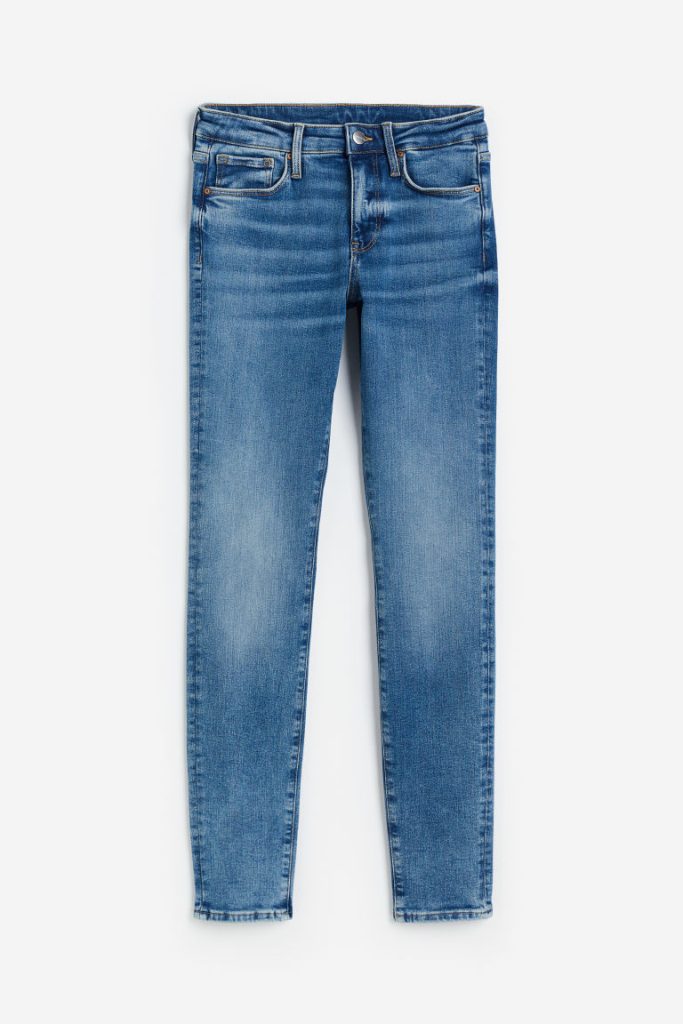 H & M - Shaping Skinny Regular Jeans - Blauw