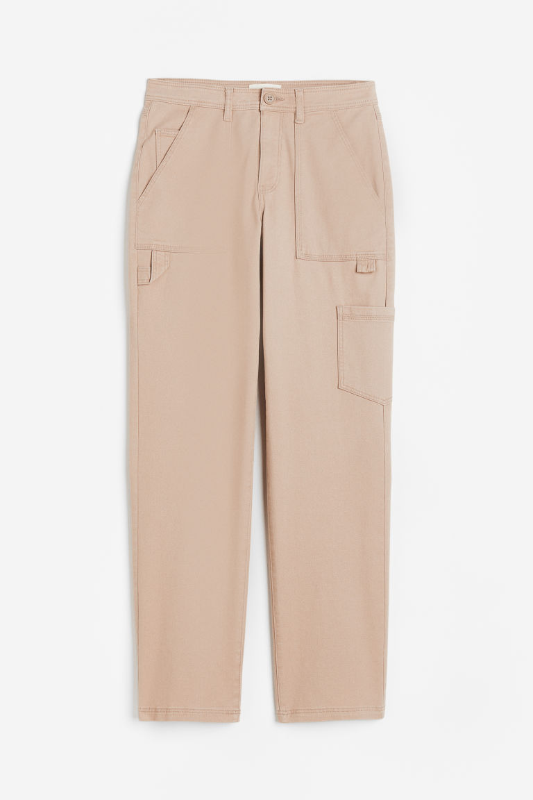 H & M - Utilitybroek van twill - Beige