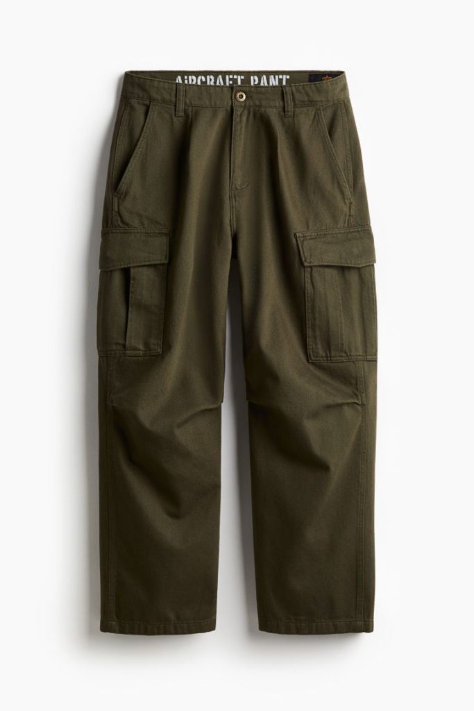 H & M - Aircraft Pant - Groen