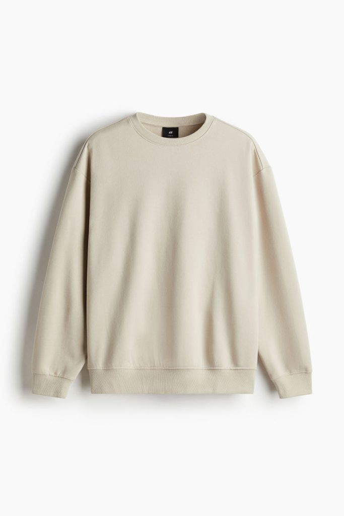 H & M - Sweater - Loose Fit - Beige