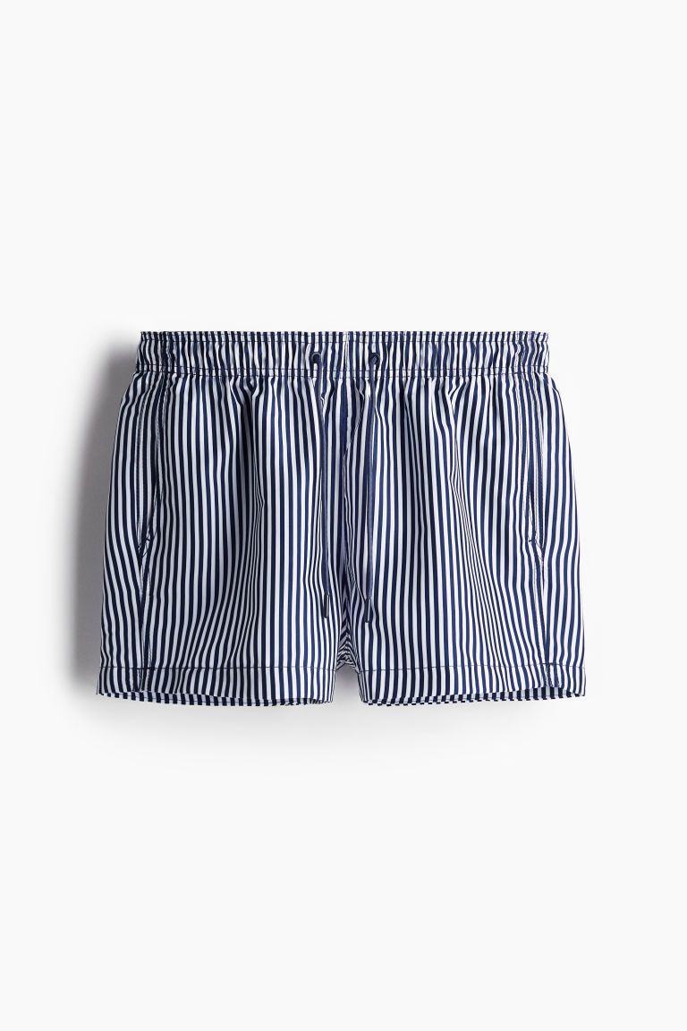 H & M - Zwemshort met dessin - Blauw