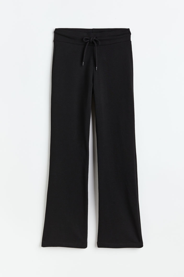 H & M - Rechte joggers - Zwart