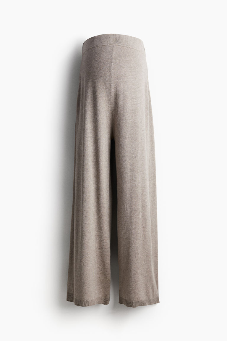 H & M - MAMA Gebreide broek - Bruin