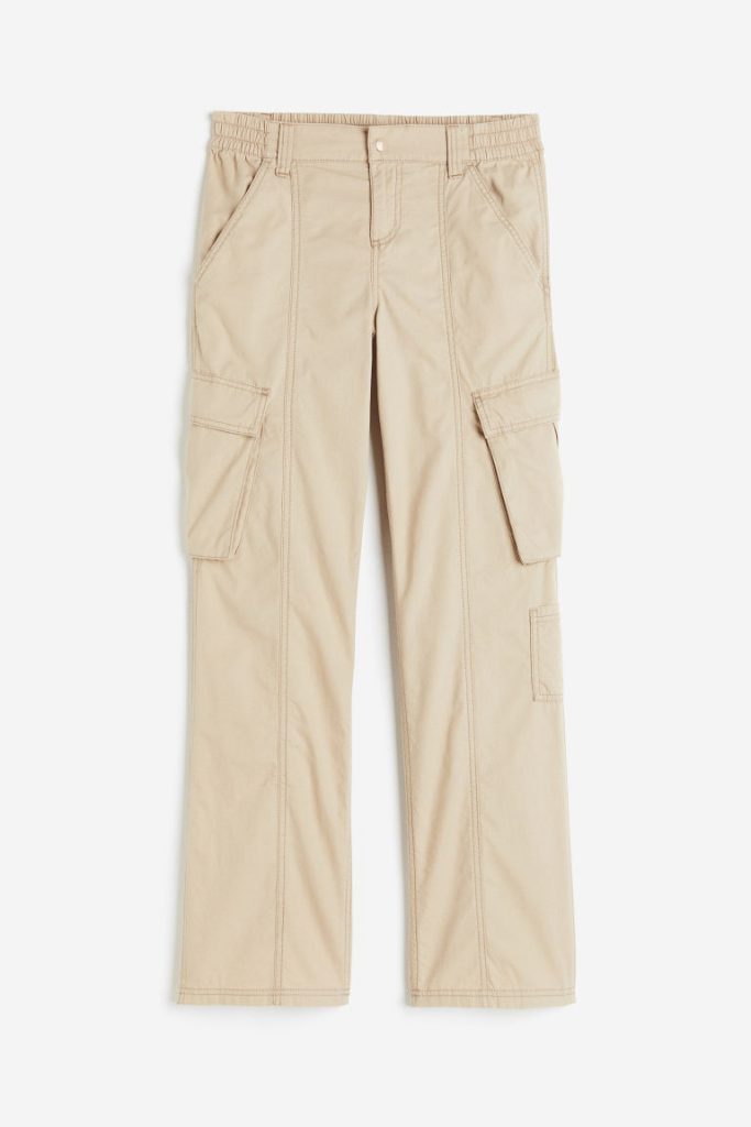 H & M - Utilitybroek van canvas - Beige