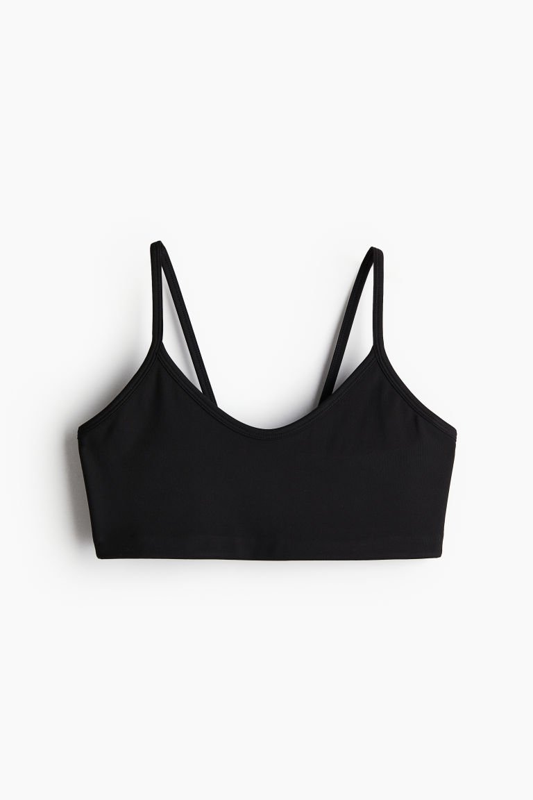 H & M - Sport-bh van DryMove™ - Light Support - Zwart