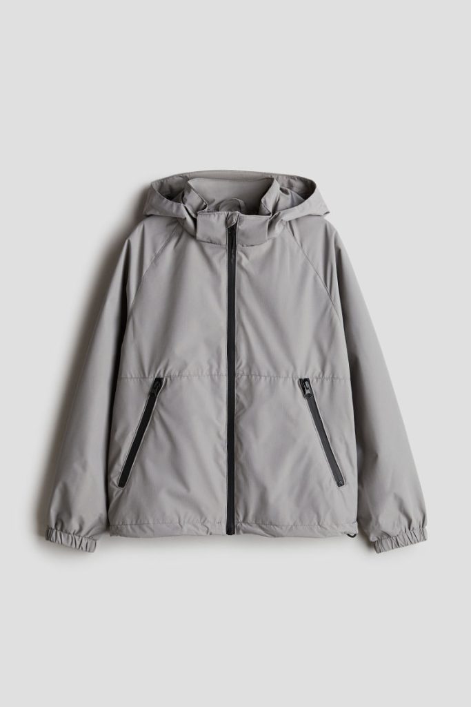 H & M - Waterafstotende windbreaker - Grijs